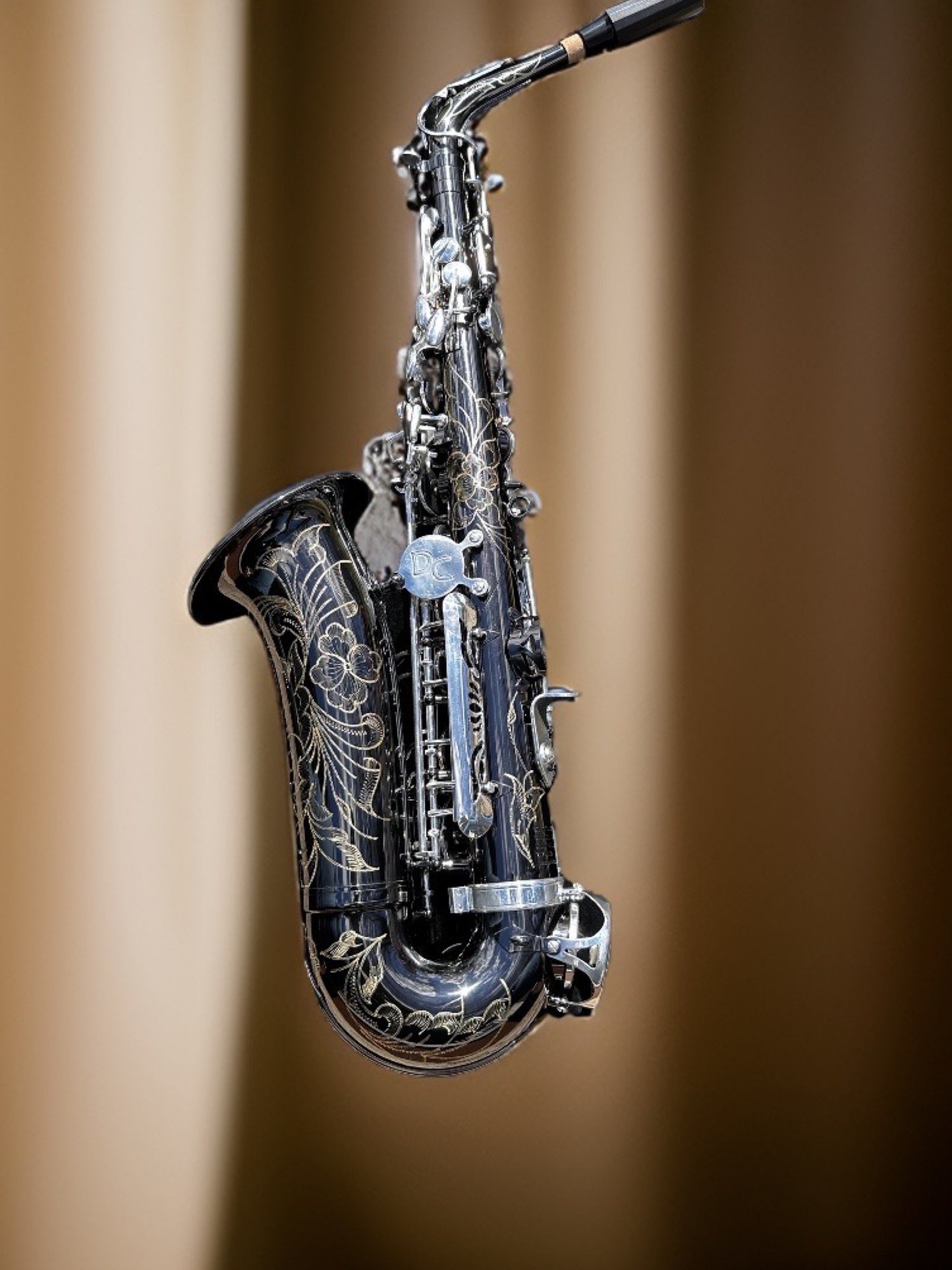 DC 30 Series Big Bell Black Nickel Silver Plated professional alto saxophone