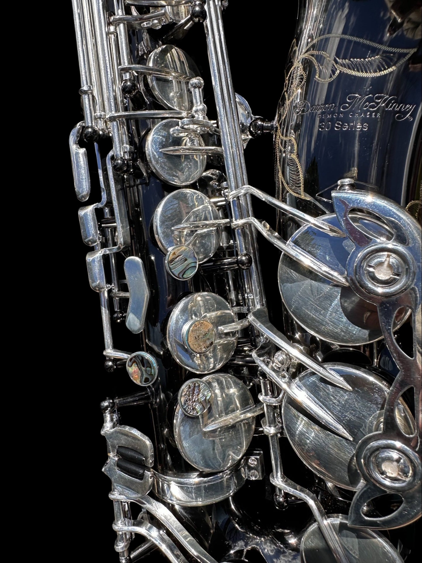 DC 30 Series Big Bell Black Nickel Silver Plated professional alto saxophone