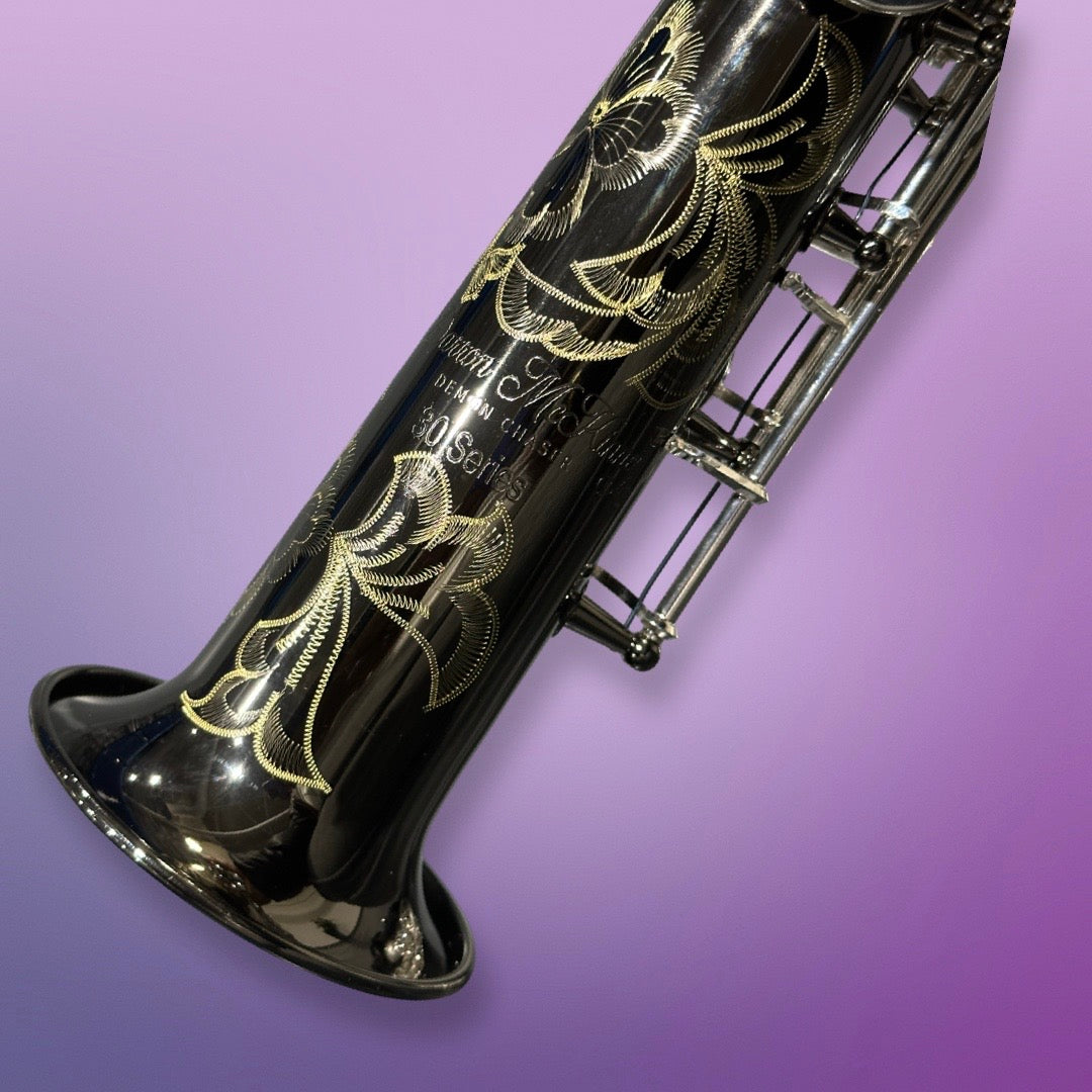 DC 30 series black nickel silver plated professional soprano saxophone
