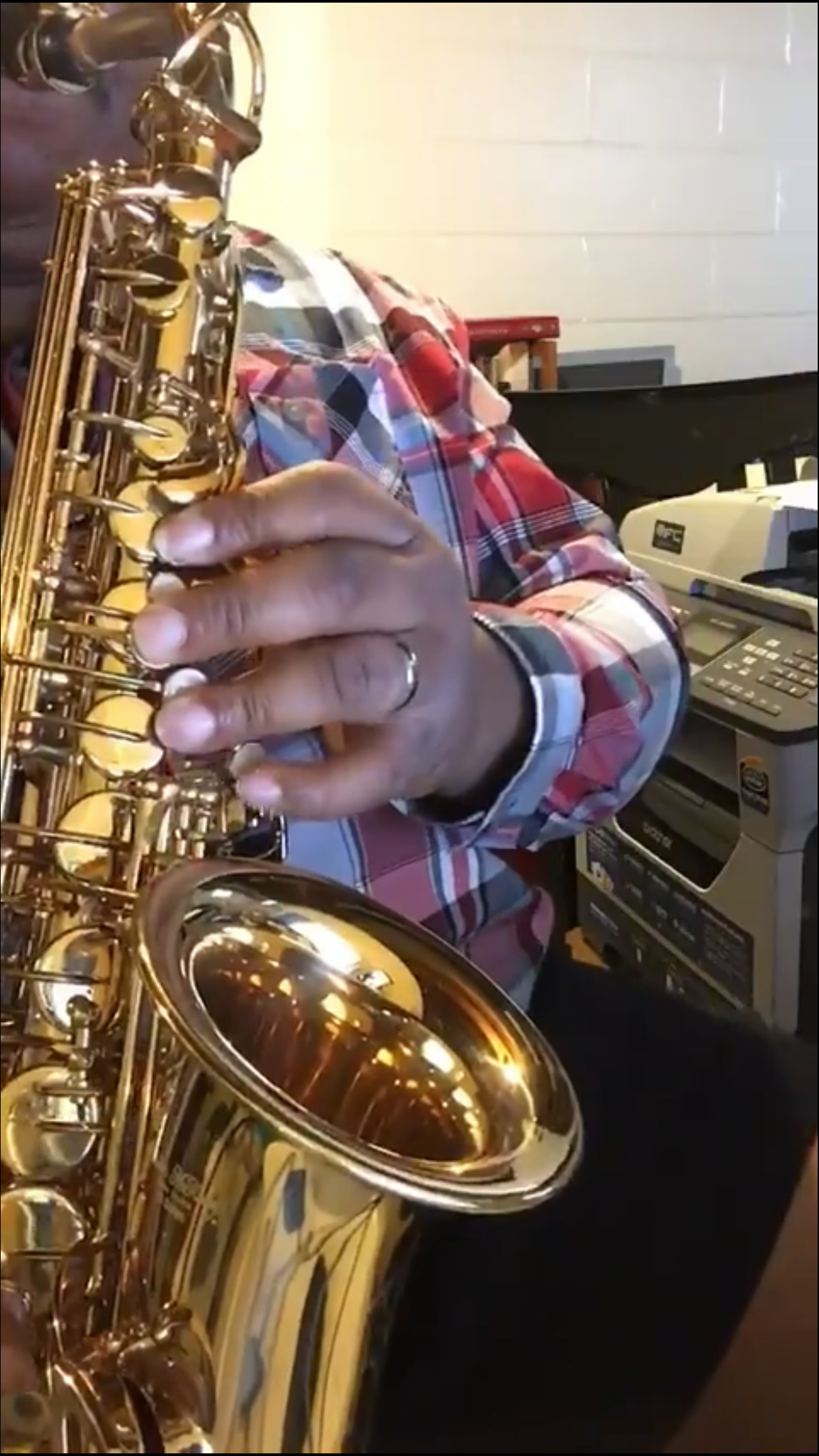 Darron McKinney 30 series Gold Plated alto sax