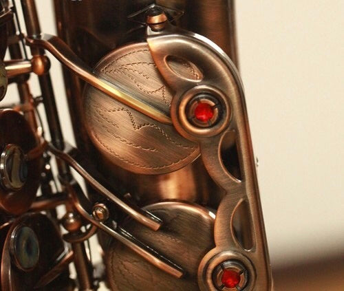 Darron McKinney Demon Chaser 30 Series Red Antique Plated Professional Alto Saxophone