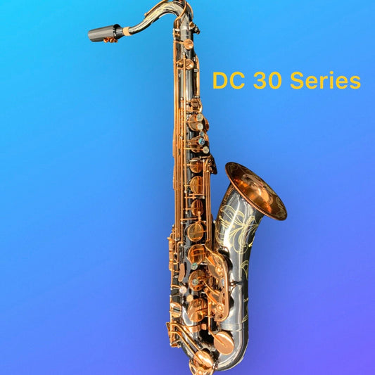Darron McKinney DC 30 Series black nickel honey dark gold professional tenor saxophone