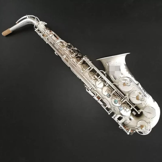 Darron McKinney Demon Chaser 30 Series White Silver Matted Professional Alto Saxophone